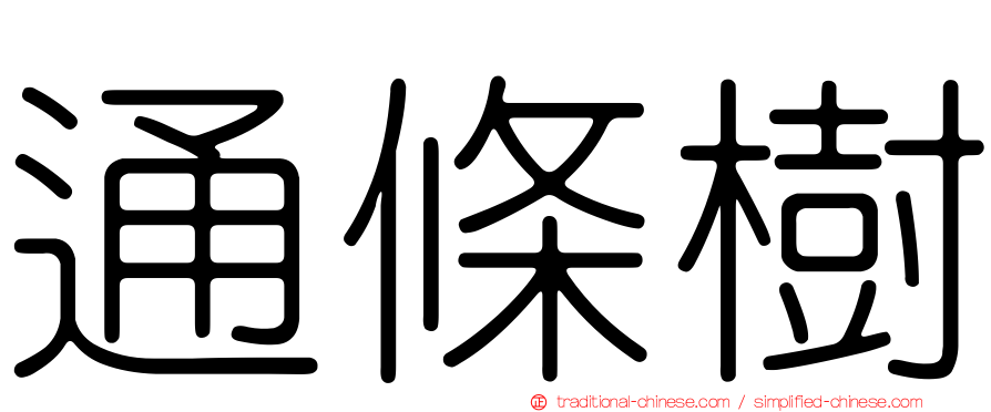 通條樹