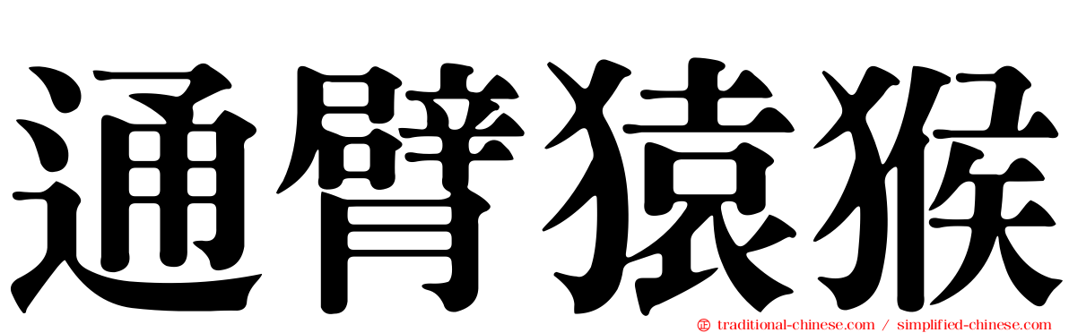 通臂猿猴