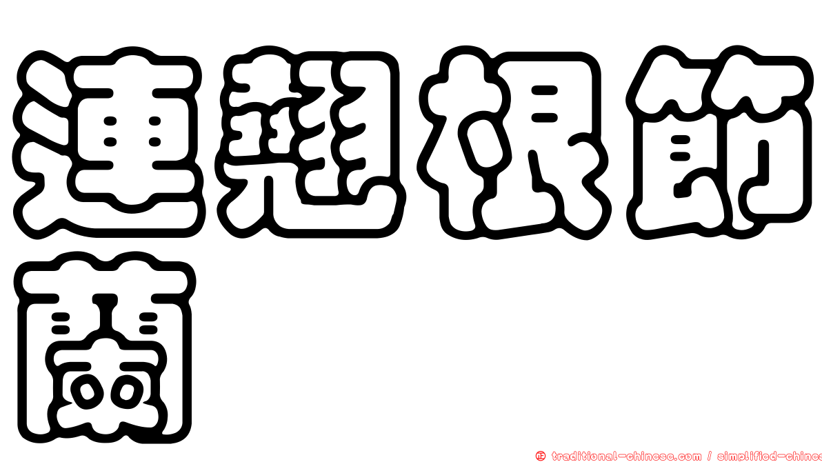 連翹根節蘭