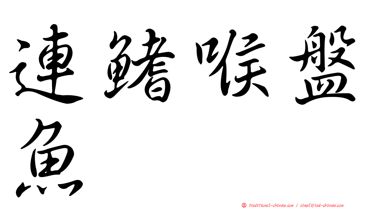 連鰭喉盤魚