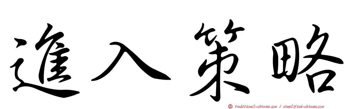 進入策略