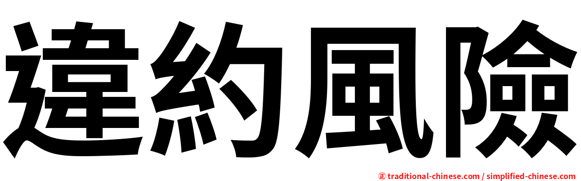 違約風險