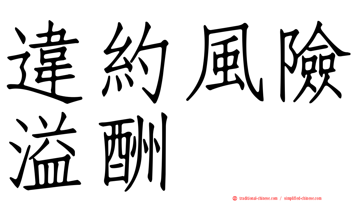 違約風險溢酬