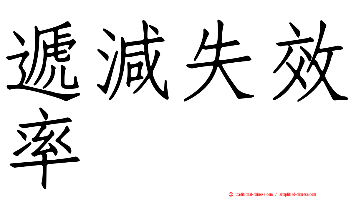 遞減失效率
