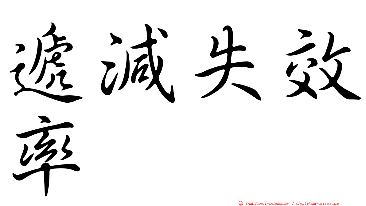 遞減失效率