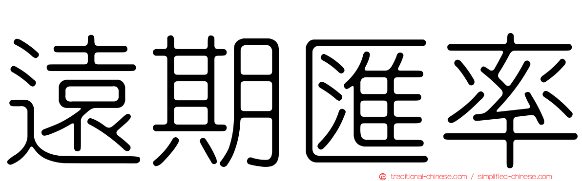 遠期匯率