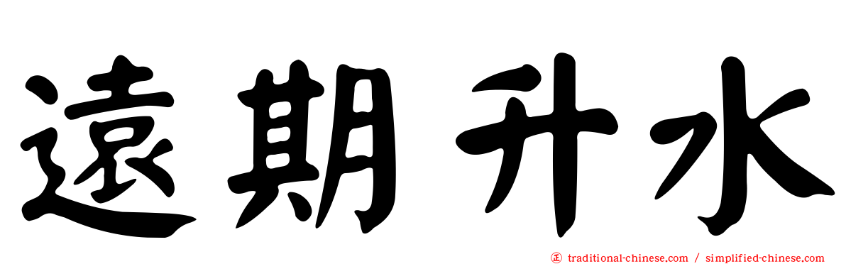 遠期升水