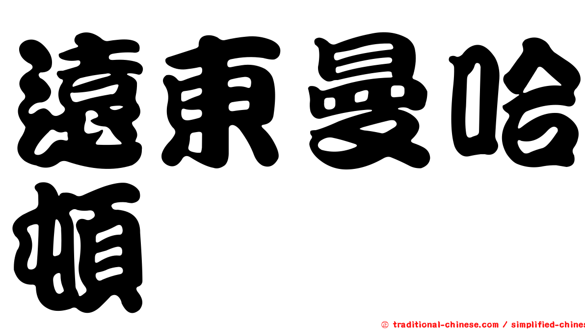 遠東曼哈頓
