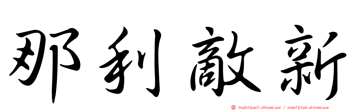 那利敵新