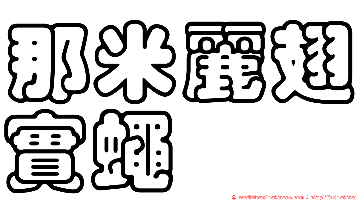 那米麗翅實蠅