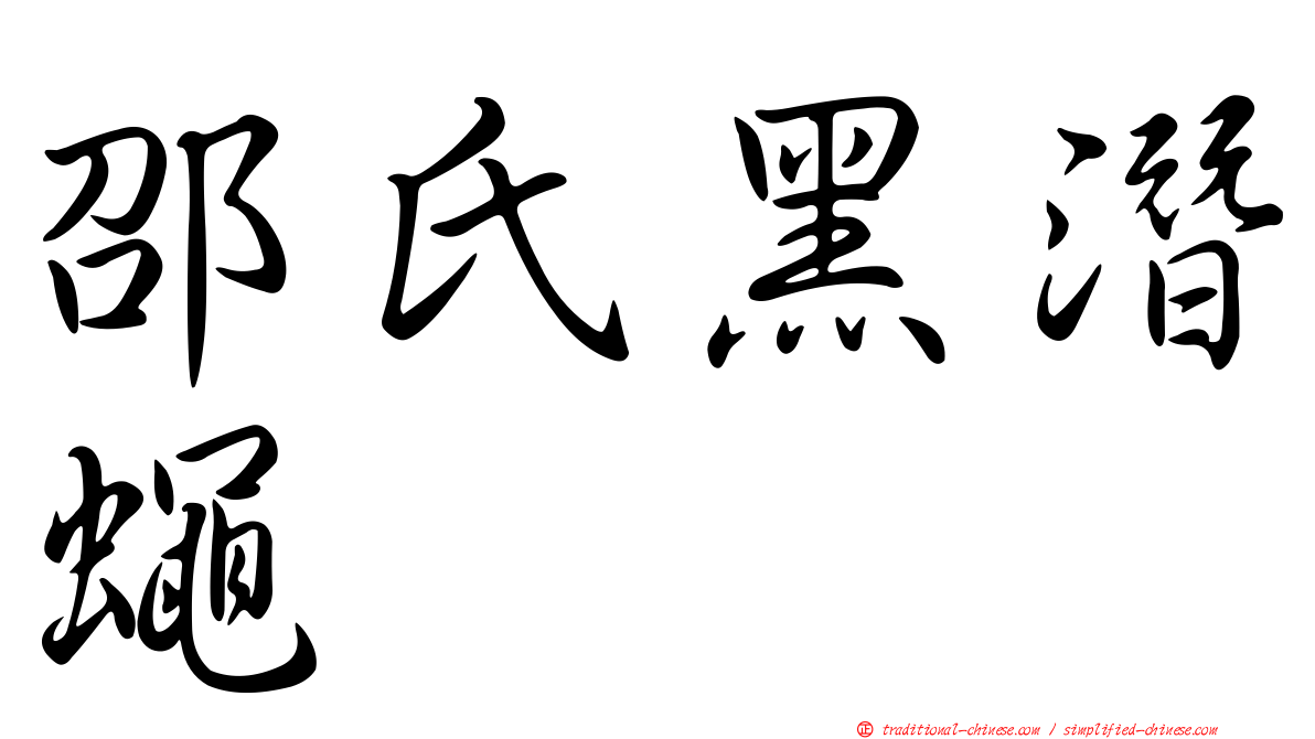 邵氏黑潛蠅