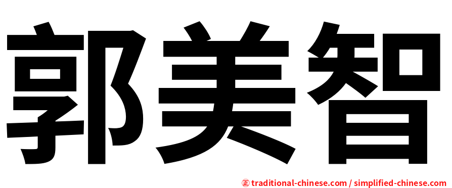 郭美智