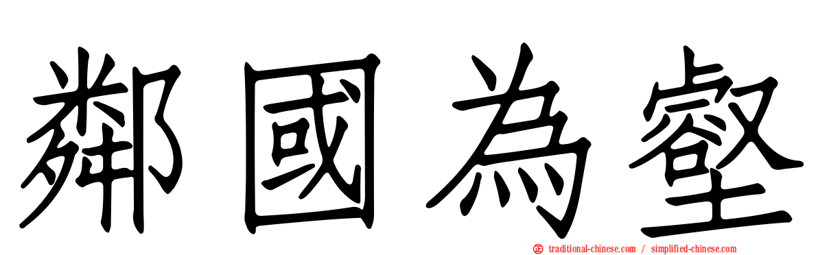鄰國為壑