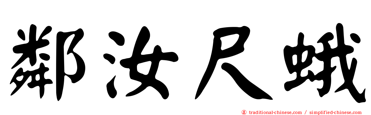 鄰汝尺蛾