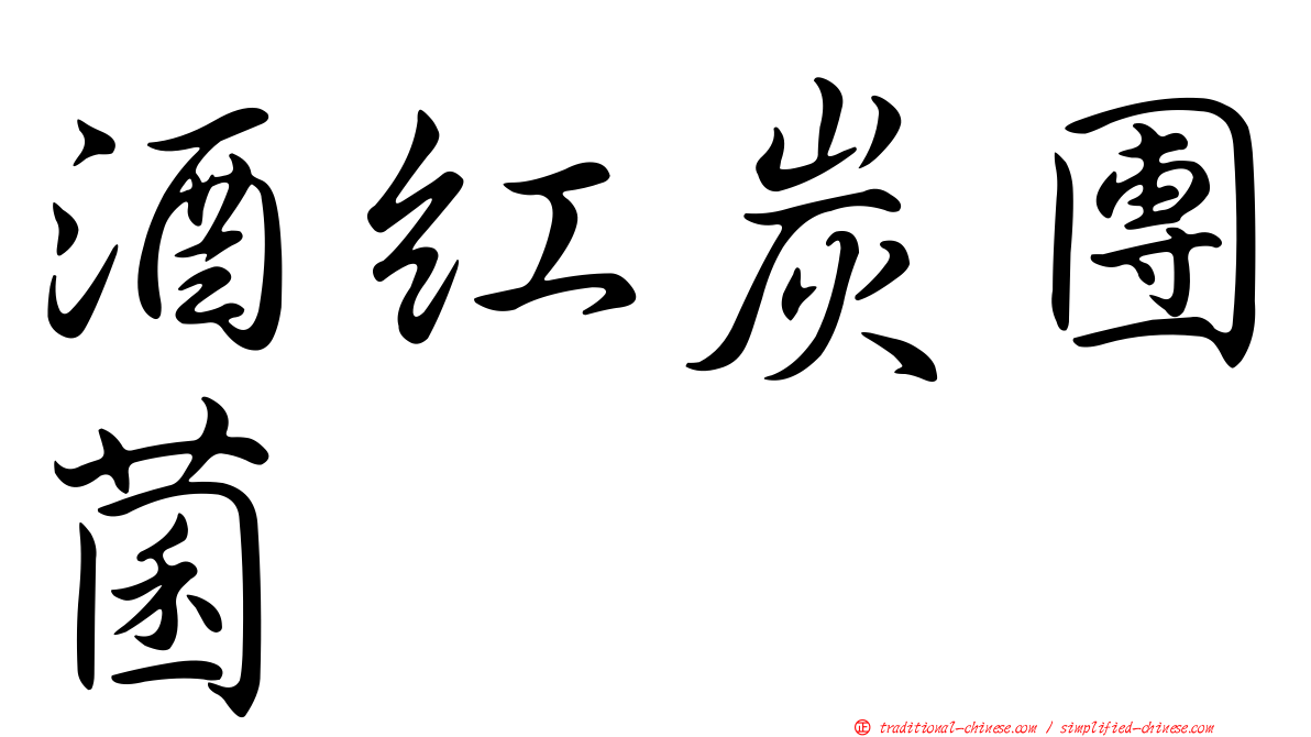 酒紅炭團菌