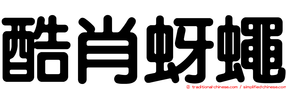 酷肖蚜蠅