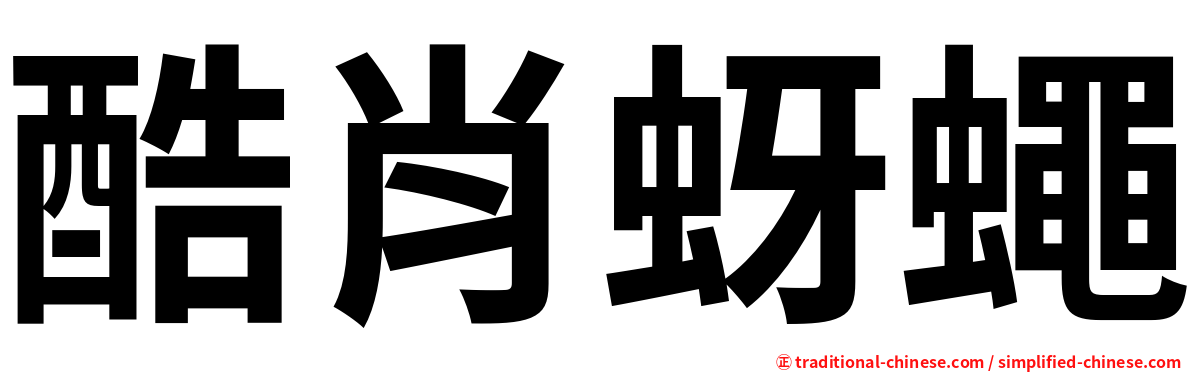 酷肖蚜蠅