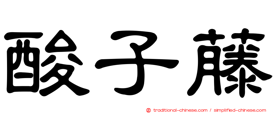 酸子藤