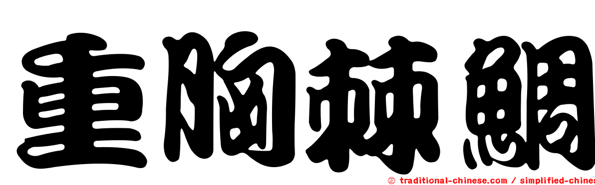 重胸棘鯛