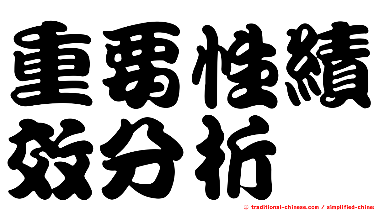 重要性績效分析