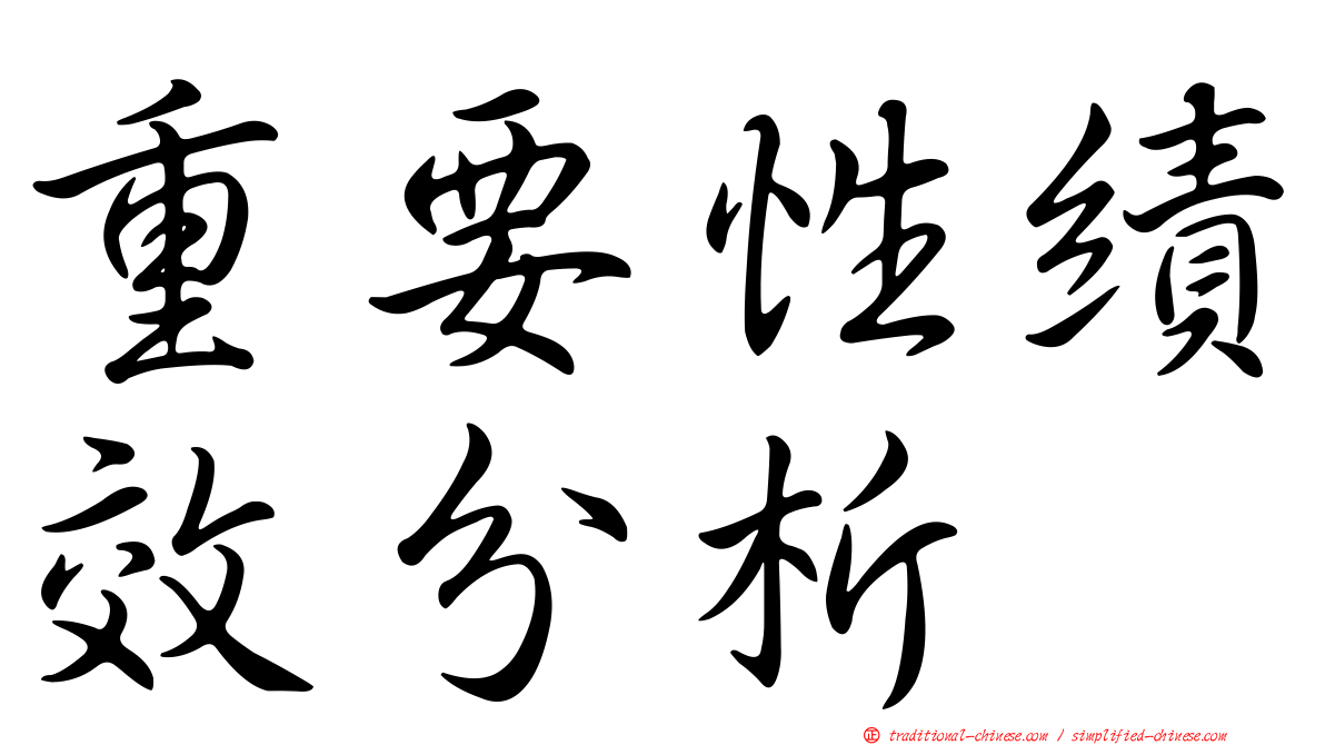 重要性績效分析