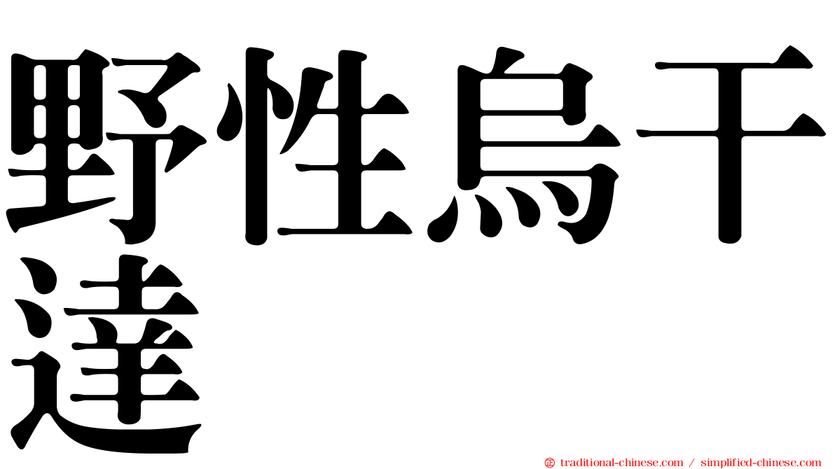 野性烏干達