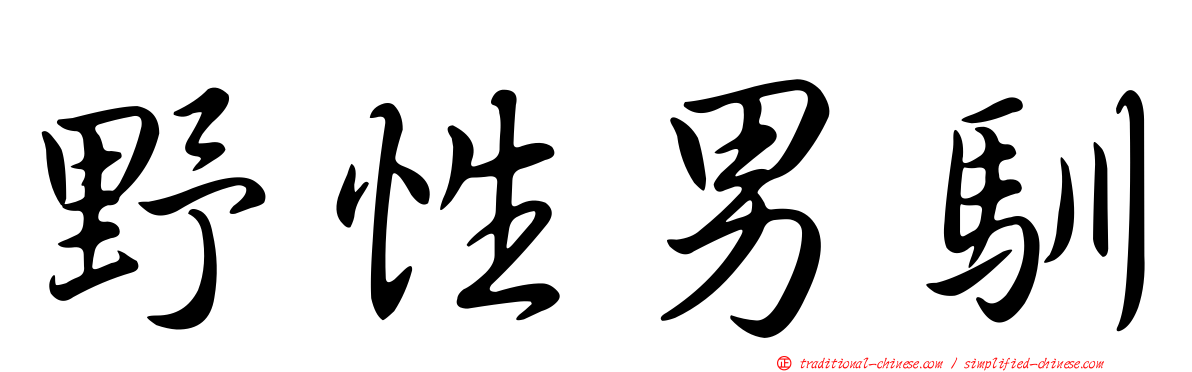 野性男馴