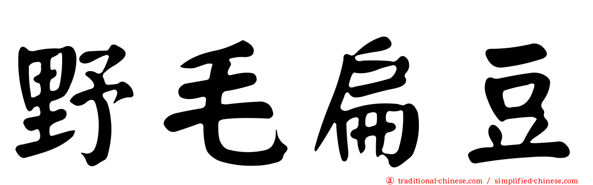 野毛扁豆