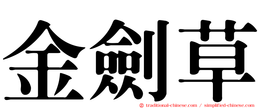 金劍草
