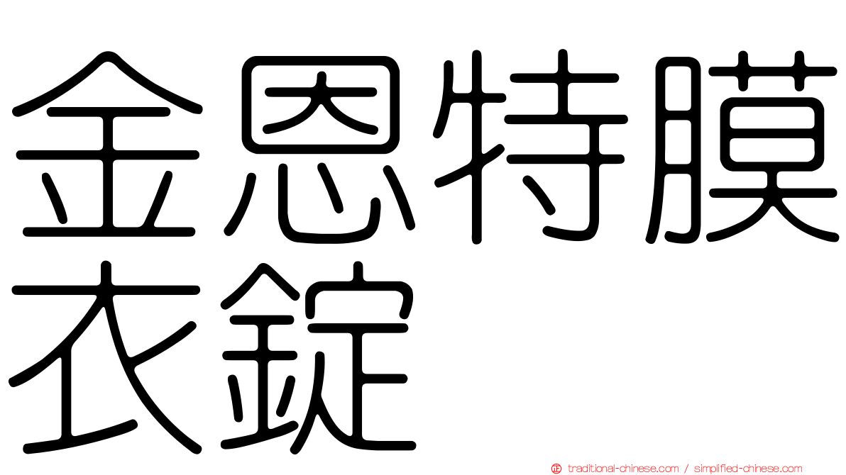 金恩特膜衣錠