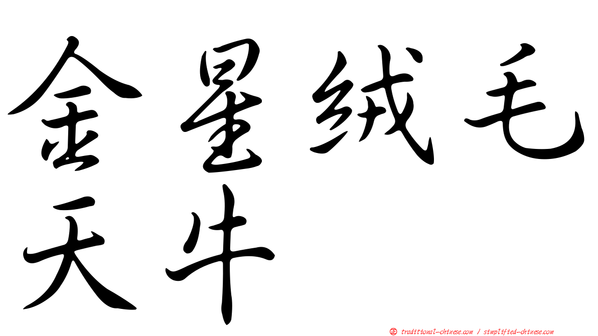 金星絨毛天牛