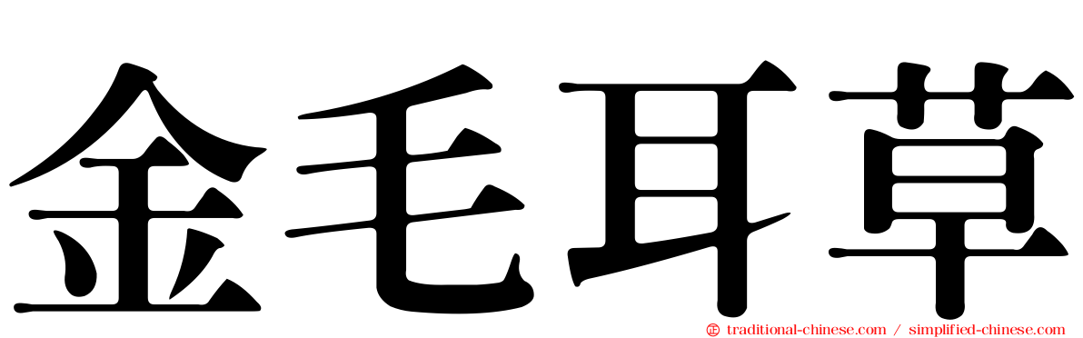 金毛耳草