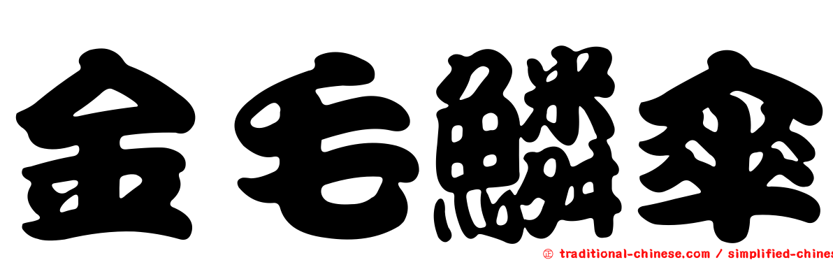 金毛鱗傘