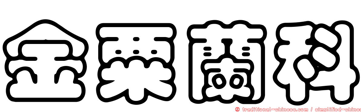 金粟蘭科