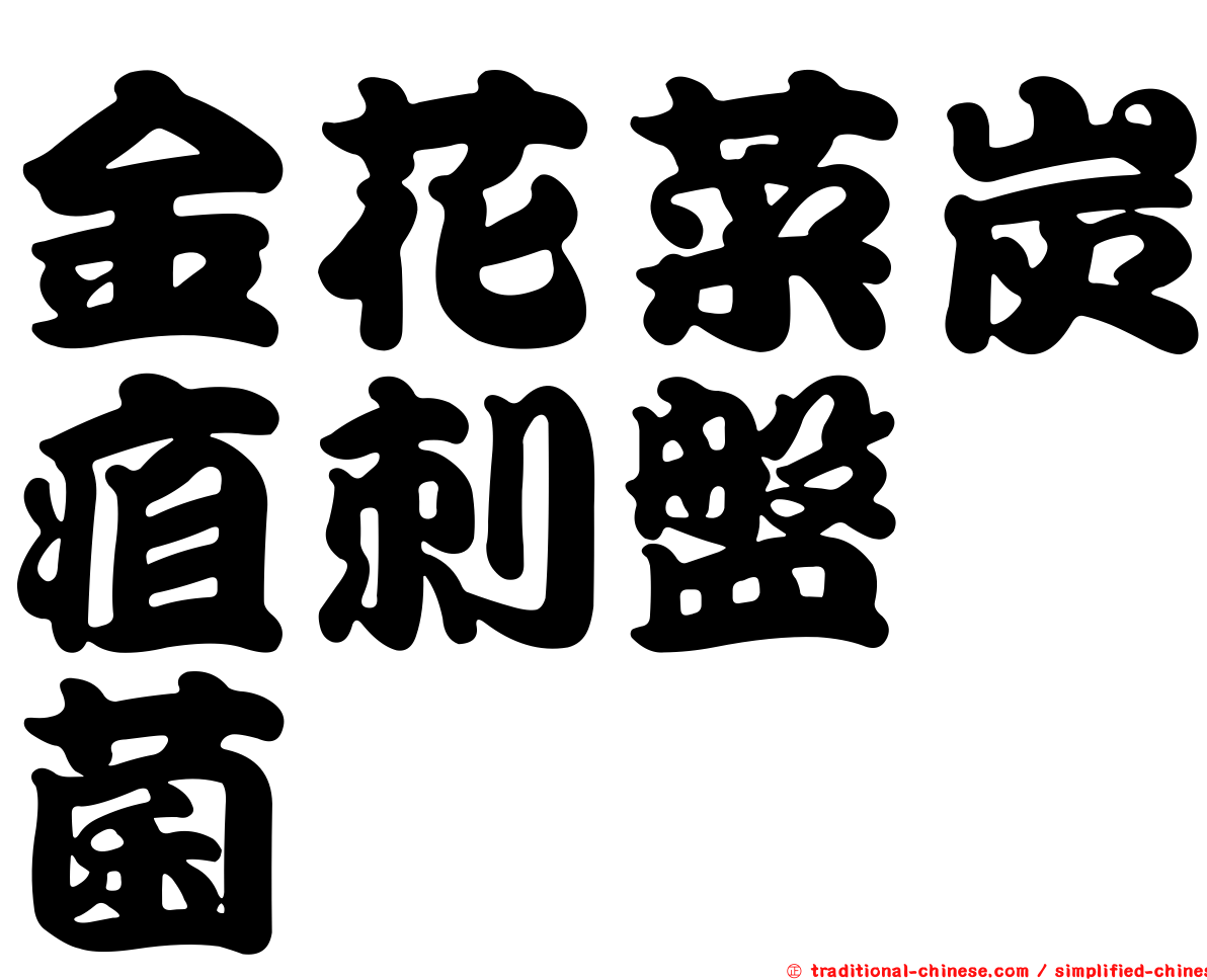 金花菜炭疽刺盤孢菌