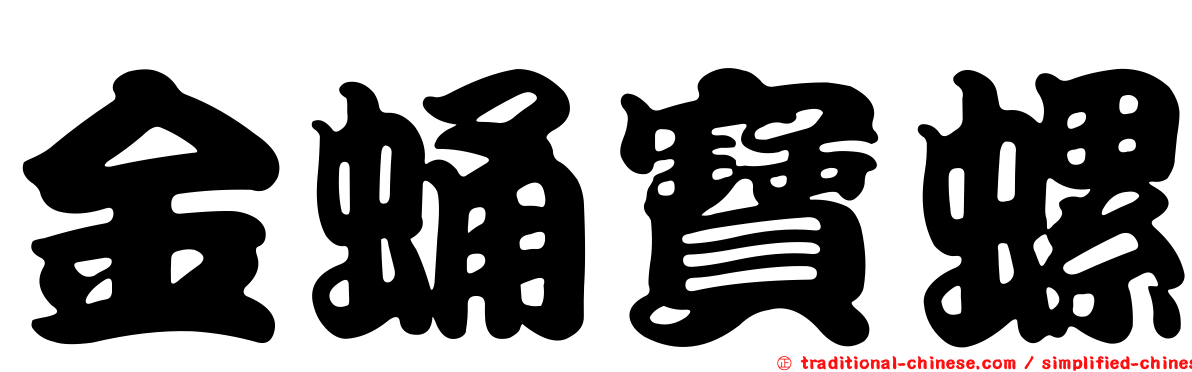 金蛹寶螺