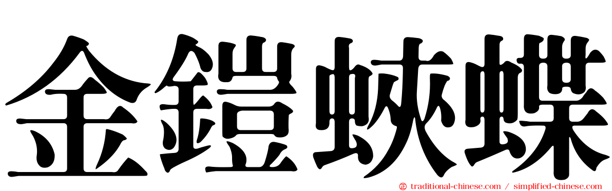 金鎧蛺蝶
