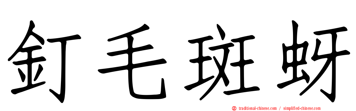 釘毛斑蚜