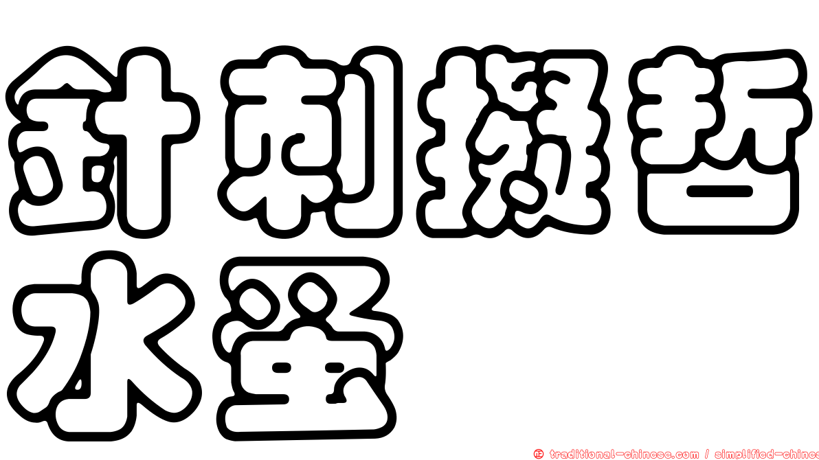 針刺擬哲水蚤
