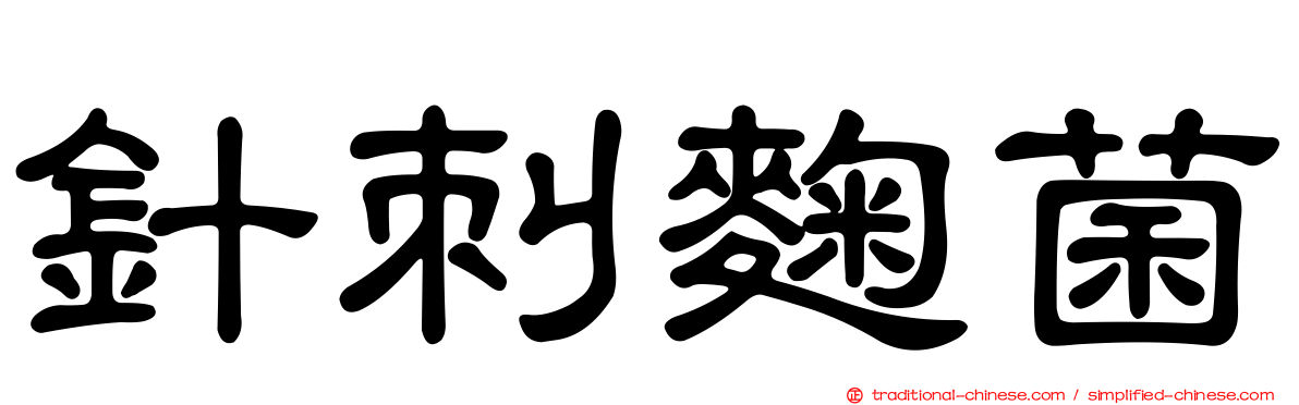 針刺麴菌