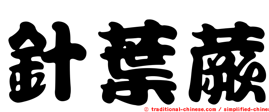 針葉蕨
