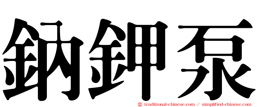 鈉鉀泵