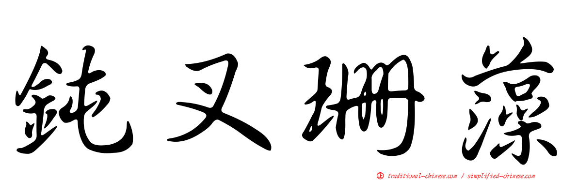 鈍叉珊藻