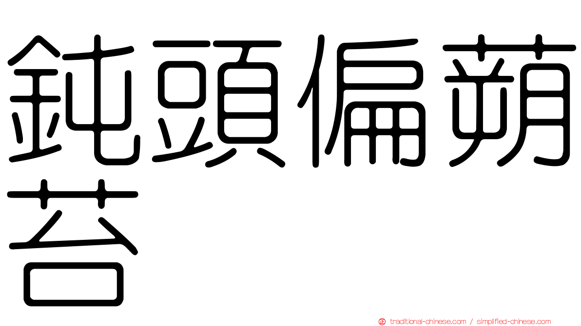 鈍頭偏蒴苔