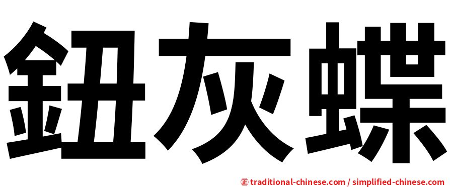 鈕灰蝶