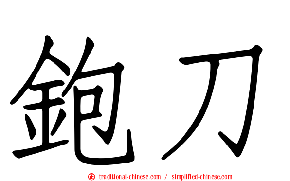 鉋刀