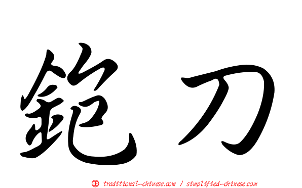 鉋刀