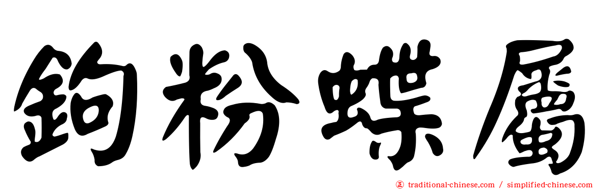 鉤粉蝶屬