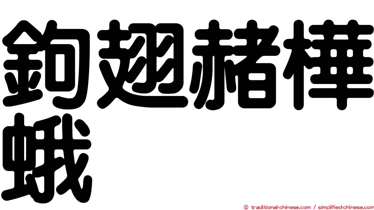 鉤翅赭樺蛾