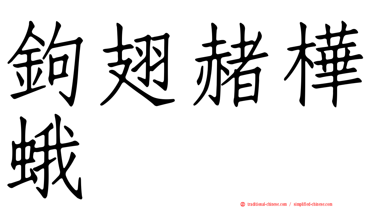 鉤翅赭樺蛾